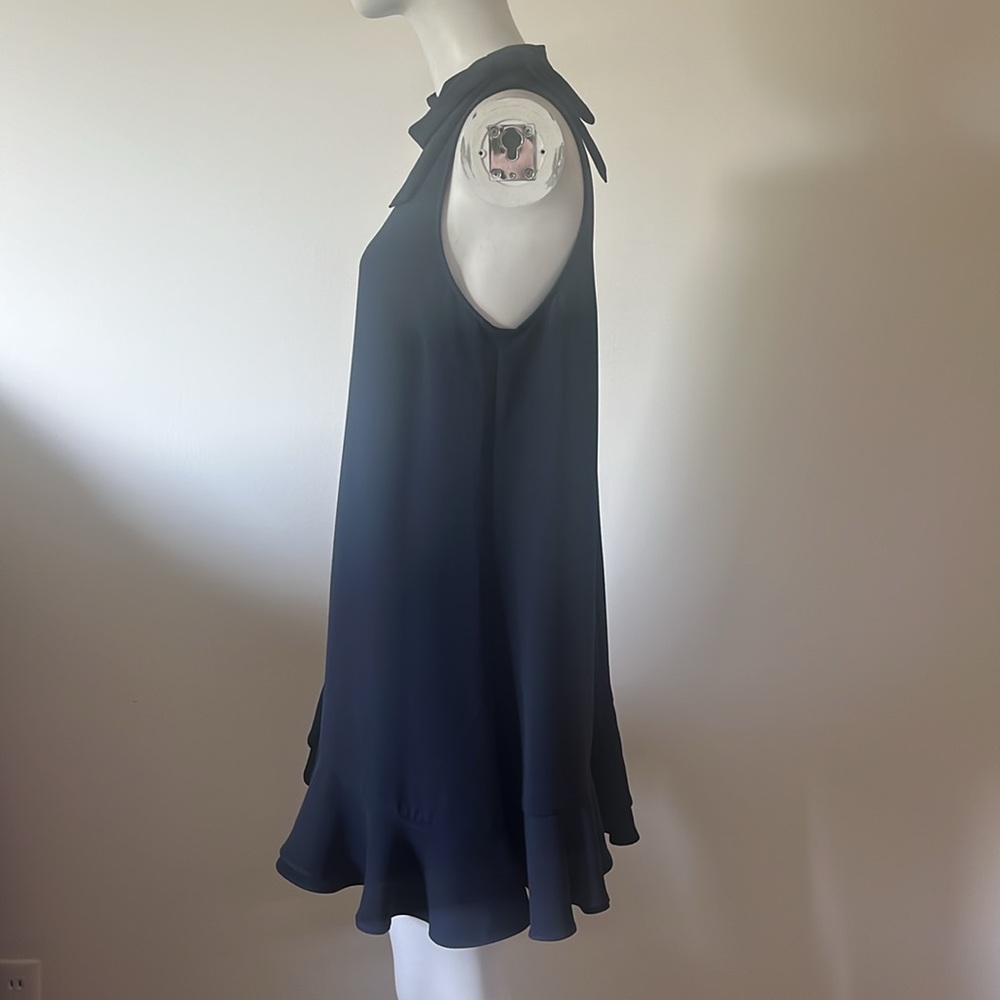 Likely Navy Ruffle Cocktail Dress - Picture 4 of 10